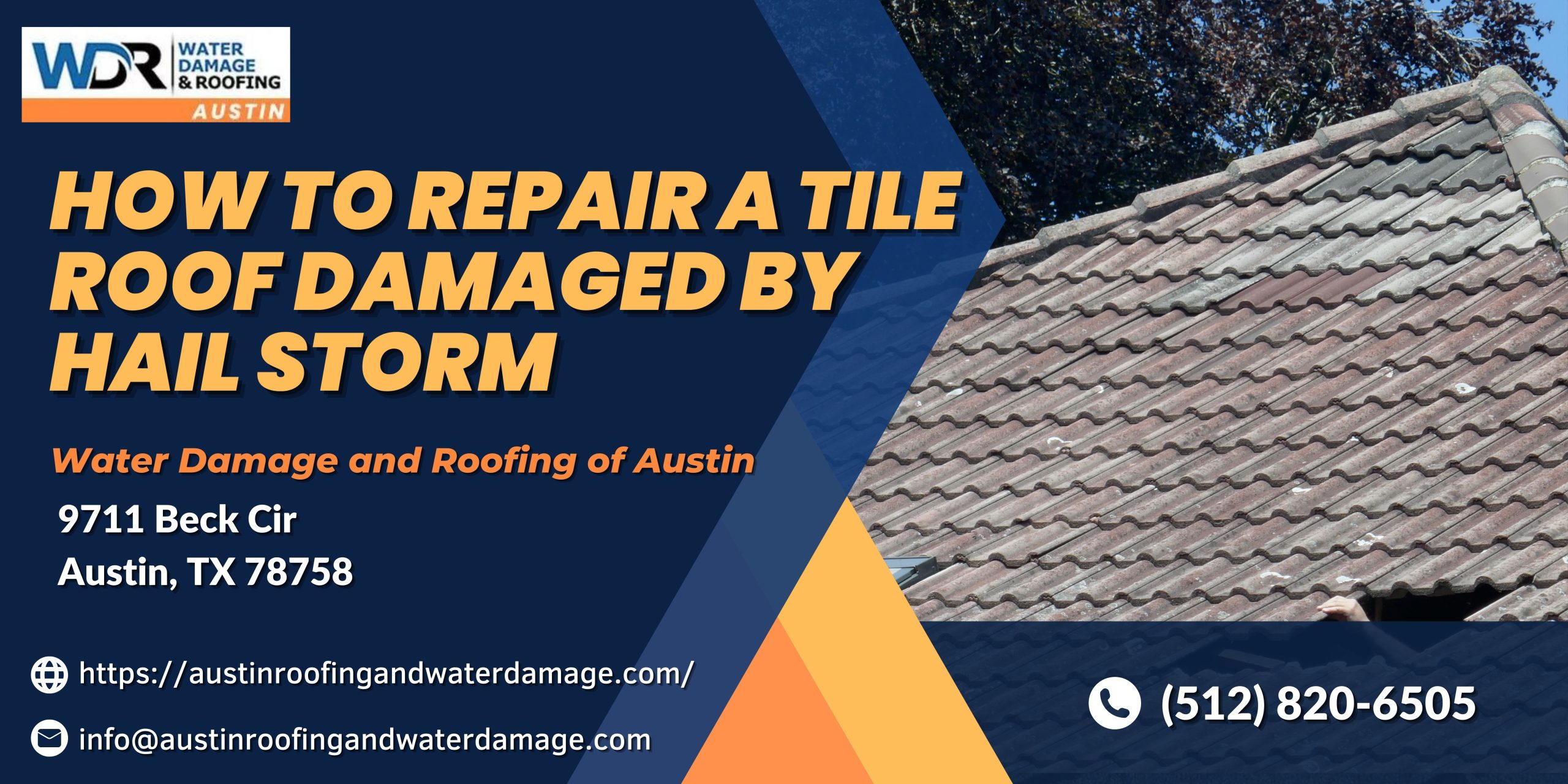 How to Repair A Tile Roof Damaged by Hail Storm