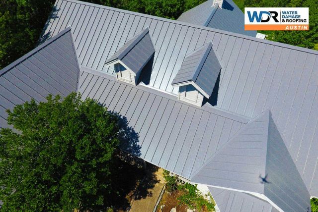 gray metal roof