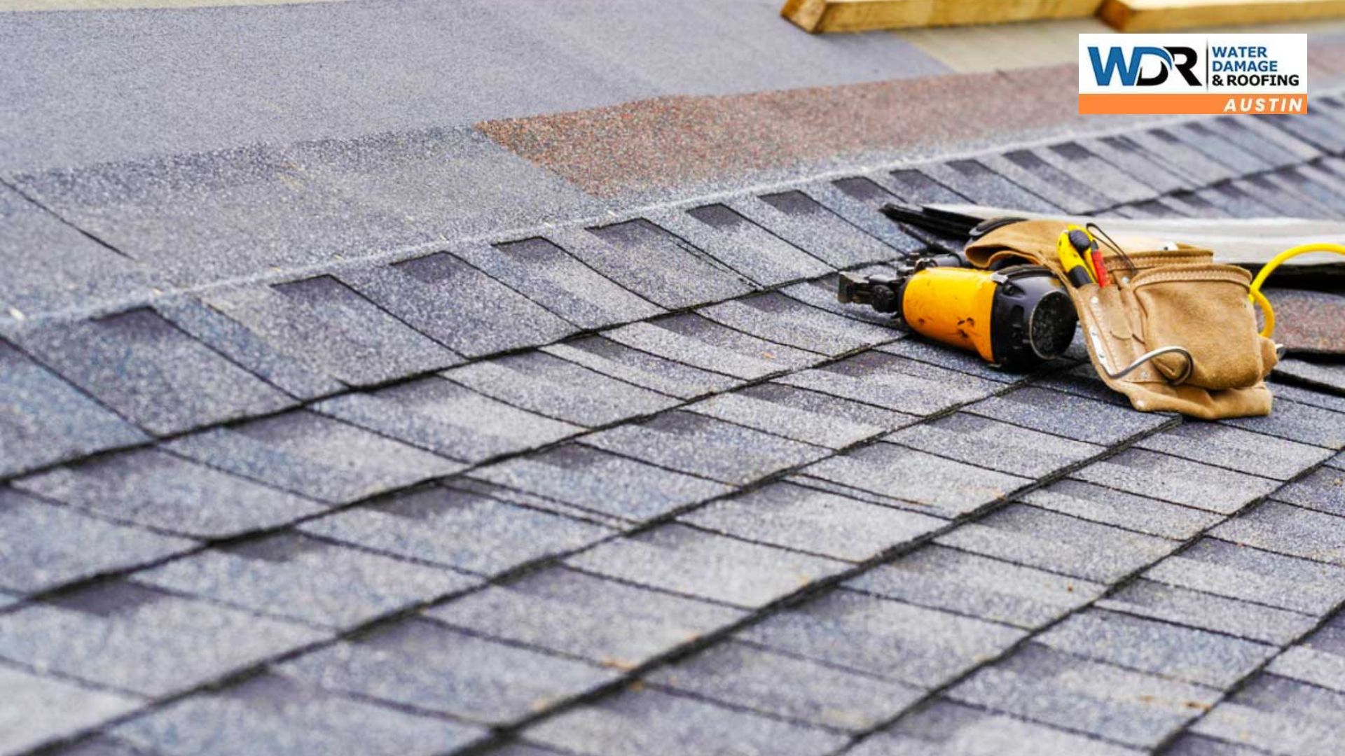 power tool on roof
